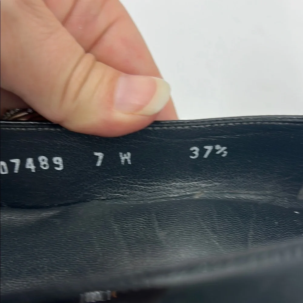 Stuart Weitzman Black Patent Leather High Heel Pumps - Picture 4 of 8